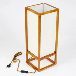 Lampes En Tissu-hofstein Lampe de table Blandin Écru, 1 lumière