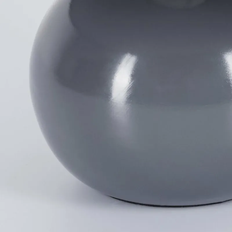 Lampes En Tissu-hofstein Lampe de table Bodin Gris, 1 lumière