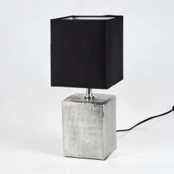 Lampes En Tissu-hofstein Lampe de table Boldrarias Chrome, Argenté, 1 lumière