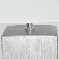 Lampes En Tissu-hofstein Lampe de table Boldrarias Chrome, Argenté, 1 lumière