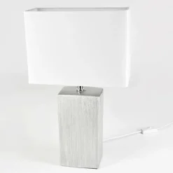 Lampes En Tissu-hofstein Lampe de table Boldrarias Chrome, Argenté, 1 lumière