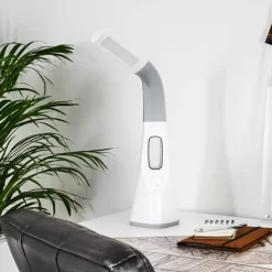 hofstein Lampe de table Bratislava LED Blanc, 1 lumière