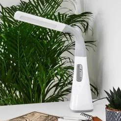 hofstein Lampe de table Bratislava LED Blanc, 1 lumière