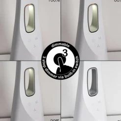 hofstein Lampe de table Bratislava LED Blanc, 1 lumière