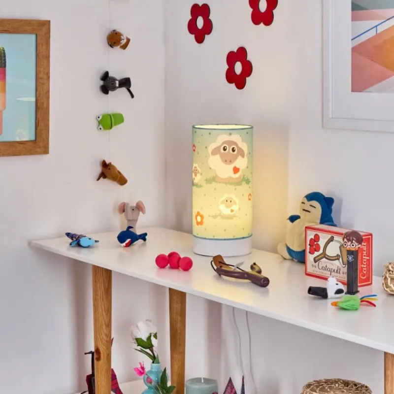 Lampes En Tissu-hofstein Lampe de table Brenets LED Blanc, 1 lumière