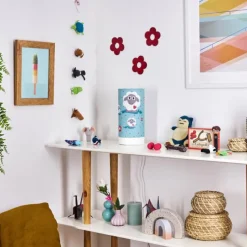 Lampes En Tissu-hofstein Lampe de table Brenets LED Blanc, 1 lumière