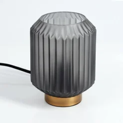 Suspension Verre Fumé-hofstein Lampe de table Briel Laiton, 1 lumière