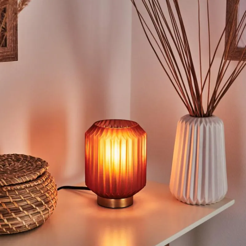 hofstein Lampe de table Briel Laiton, 1 lumière