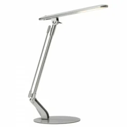 Luminaires Brilliant Lampe de table Brilliant Leuchten Brendan LED Titane, 1 lumière* Lampes À Poser