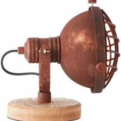 Lampes Industrielles-Luminaires Brilliant Lampe de table Brilliant Mila Rouille, 1 lumière