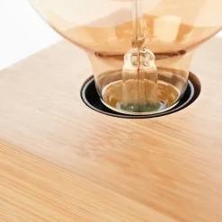 Luminaires Rustiques-Luminaires Brilliant Lampe de table Brilliant Armena Bois foncé, 1 lumière