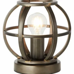 Lampes Industrielles-Luminaires Brilliant Lampe de table Brilliant Basia Noir, 1 lumière