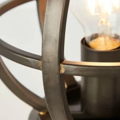 Lampes Industrielles-Luminaires Brilliant Lampe de table Brilliant Basia Noir, 1 lumière