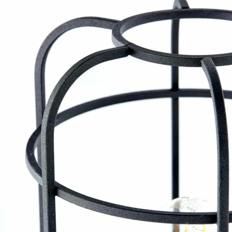 Luminaires Scandinaves-Luminaires Brilliant Lampe de table Brilliant Gwen Bois clair, Noir, 1 lumière