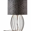 Lampes En Tissu-Luminaires Brilliant Lampe de table Brilliant Galance Noir, 1 lumière