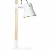 Luminaires Scandinaves-Luminaires Brilliant Lampe de table Brilliant Plow Bois clair, Blanc, 1 lumière