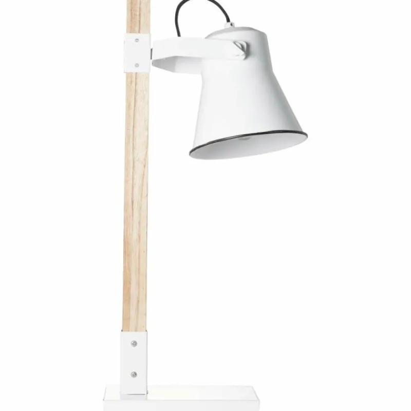 Luminaires Scandinaves-Luminaires Brilliant Lampe de table Brilliant Plow Bois clair, Blanc, 1 lumière