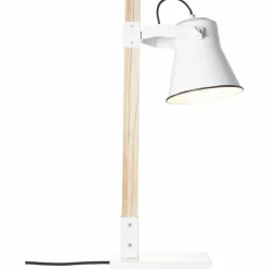 Luminaires Scandinaves-Luminaires Brilliant Lampe de table Brilliant Plow Bois clair, Blanc, 1 lumière