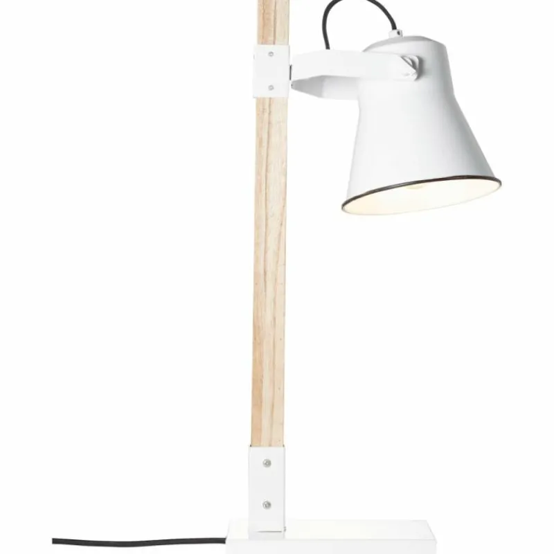 Luminaires Scandinaves-Luminaires Brilliant Lampe de table Brilliant Plow Bois clair, Blanc, 1 lumière