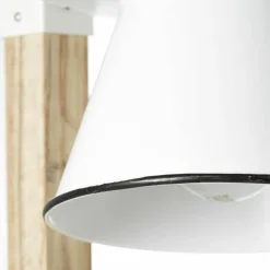 Luminaires Scandinaves-Luminaires Brilliant Lampe de table Brilliant Plow Bois clair, Blanc, 1 lumière