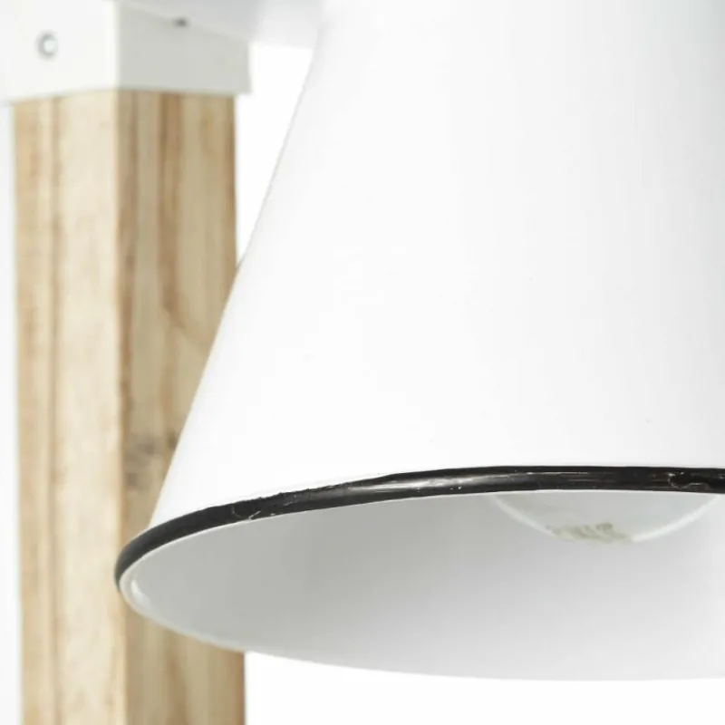 Luminaires Scandinaves-Luminaires Brilliant Lampe de table Brilliant Plow Bois clair, Blanc, 1 lumière