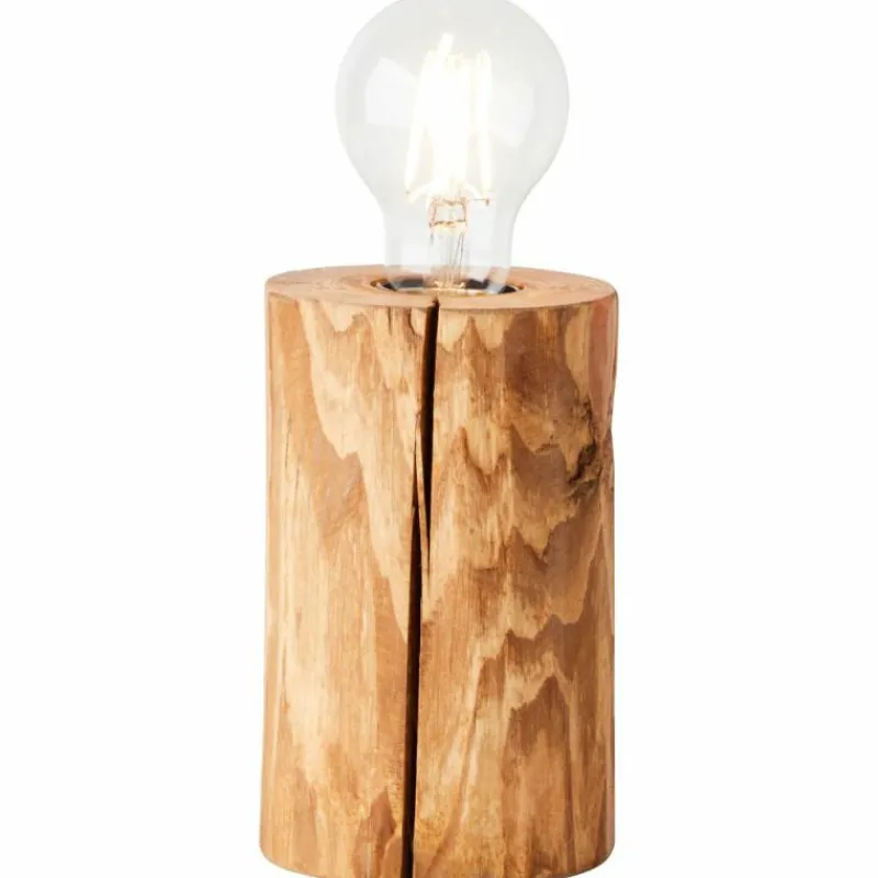 Luminaires Rustiques-Luminaires Brilliant Lampe de table Brilliant Trabo Bois clair, 1 lumière