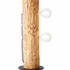 Luminaires Rustiques-Luminaires Brilliant Lampe de table Brilliant Odun Bois clair, Noir, 2 lumières