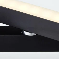 Lampes Industrielles-Luminaires Brilliant Lampe de table Brilliant Ranut LED Noir, 2 lumières