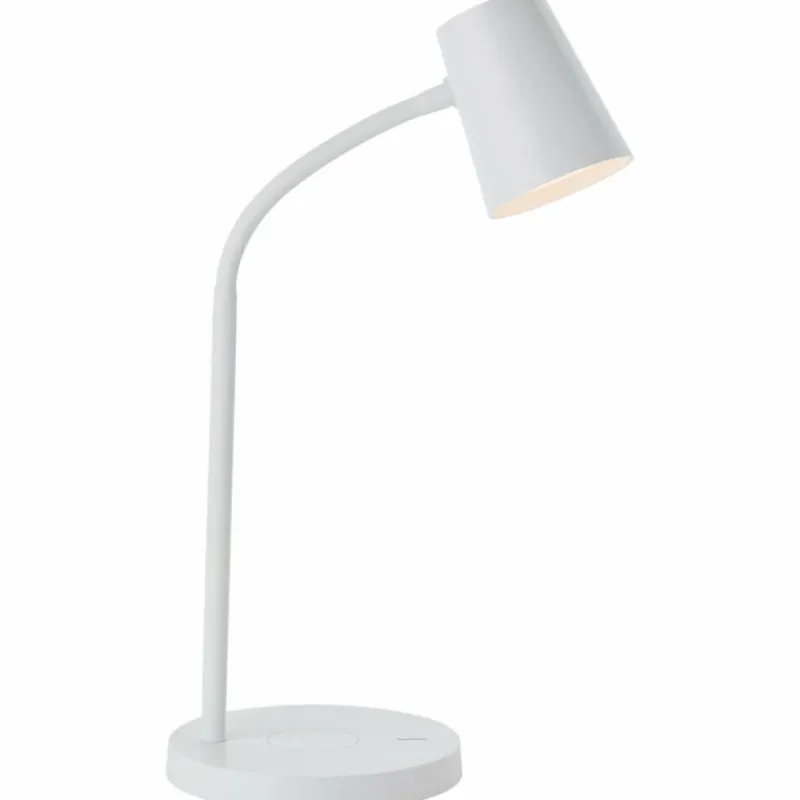 Luminaires Scandinaves-Luminaires Brilliant Lampe de table Brilliant Illa LED Blanc, 1 lumière
