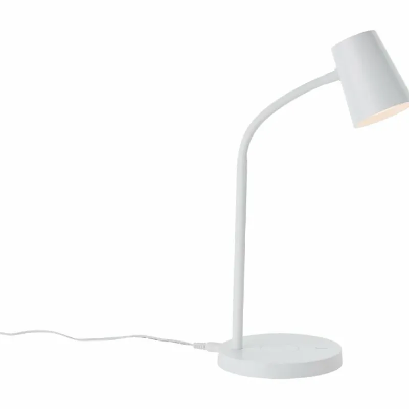 Luminaires Scandinaves-Luminaires Brilliant Lampe de table Brilliant Illa LED Blanc, 1 lumière