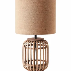 Lampes En Tissu-Luminaires Brilliant Lampe de table Brilliant Woodrow Écru, 1 lumière