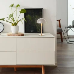 Lampes Dorées-Luminaires Brilliant Lampe de table Brilliant Lillian Or, 1 lumière