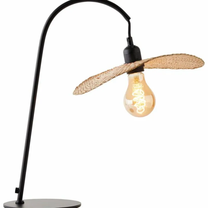 Luminaires Rustiques-Luminaires Brilliant Lampe de table Brilliant Jefter Noir, 1 lumière