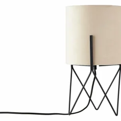 Lampes En Tissu-Luminaires Brilliant Lampe de table Brilliant Atami Noir, 1 lumière