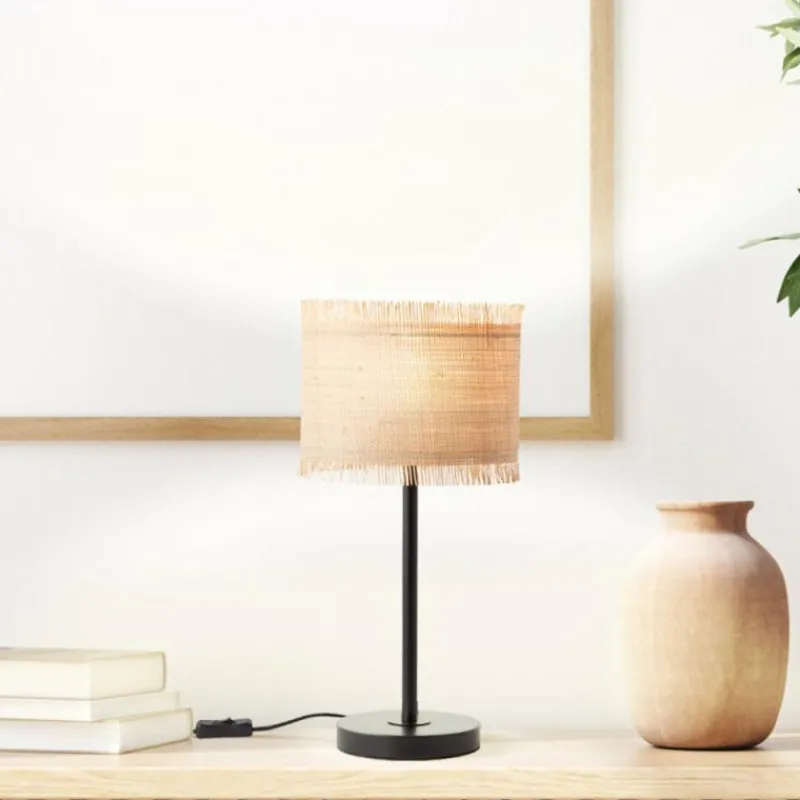 Luminaires Rustiques-Luminaires Brilliant Lampe de table Brilliant Raffy Noir, 1 lumière