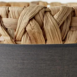 Lampes En Tissu-Luminaires Brilliant Lampe de table Brilliant Waterlilly Noir, 1 lumière