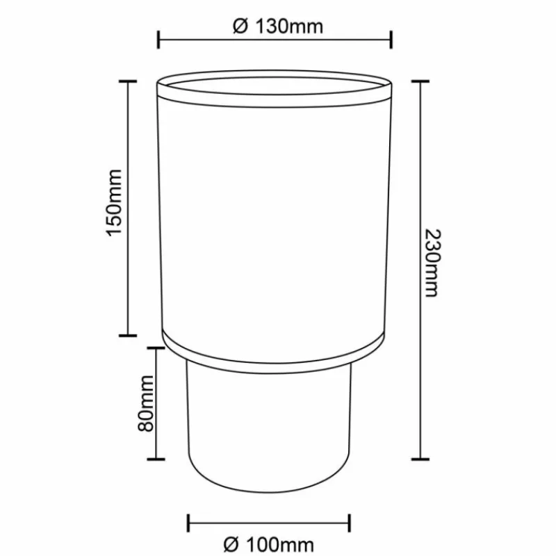 Lampes En Tissu-Luminaires Brilliant Lampe de table Brilliant Hermon Écru, 1 lumière