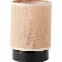 Lampes En Tissu-Luminaires Brilliant Lampe de table Brilliant Aniela Noir, 1 lumière