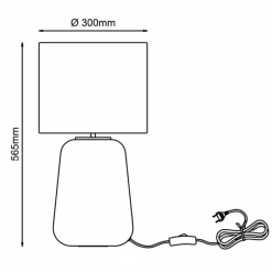 Luminaires Brilliant Lampe de table Brilliant Hydra Lila, 1 lumière