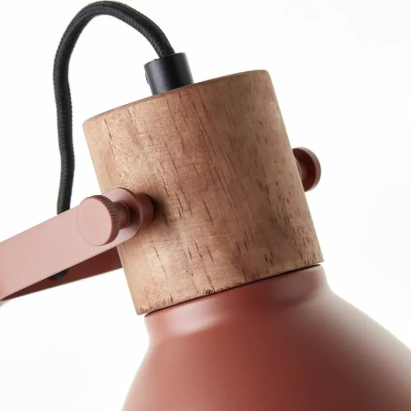 Luminaires Scandinaves-Luminaires Brilliant Lampe de table Brilliant Erena Rouge, 1 lumière