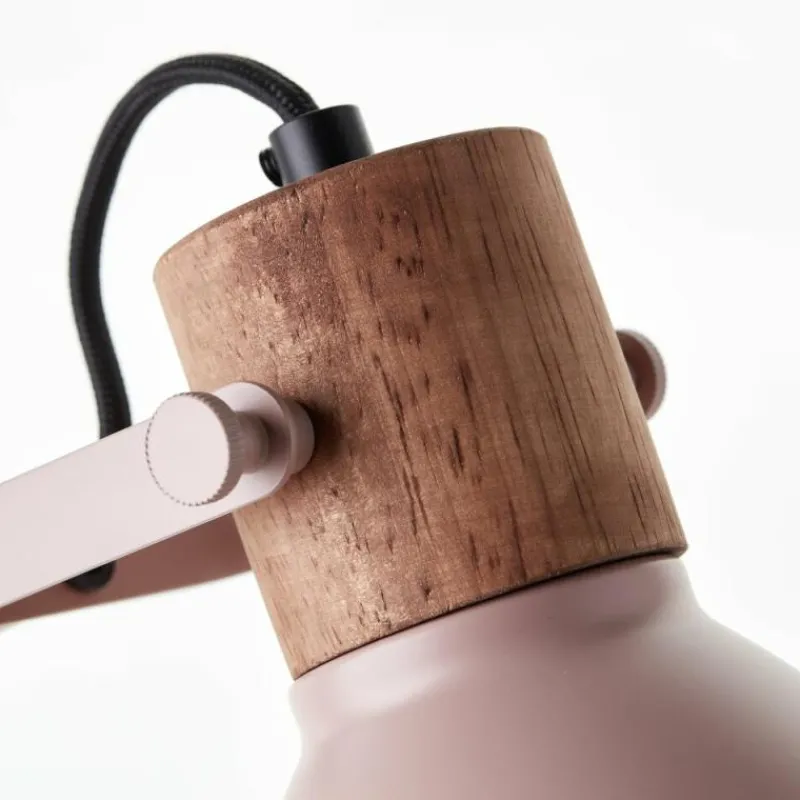 Luminaires Scandinaves-Luminaires Brilliant Lampe de table Brilliant Erena Rose, 1 lumière