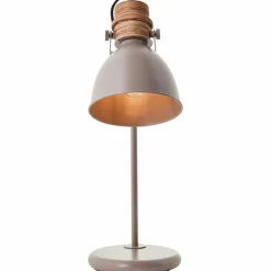 Luminaires Scandinaves-Luminaires Brilliant Lampe de table Brilliant Erena Gris, 1 lumière