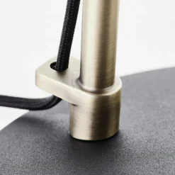 Lampes En Tissu-Luminaires Brilliant Lampe de table Brilliant Annice Or, Noir, 1 lumière