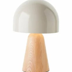 Luminaires Scandinaves-Luminaires Brilliant Lampe de table Brilliant Nalam Écru, 1 lumière