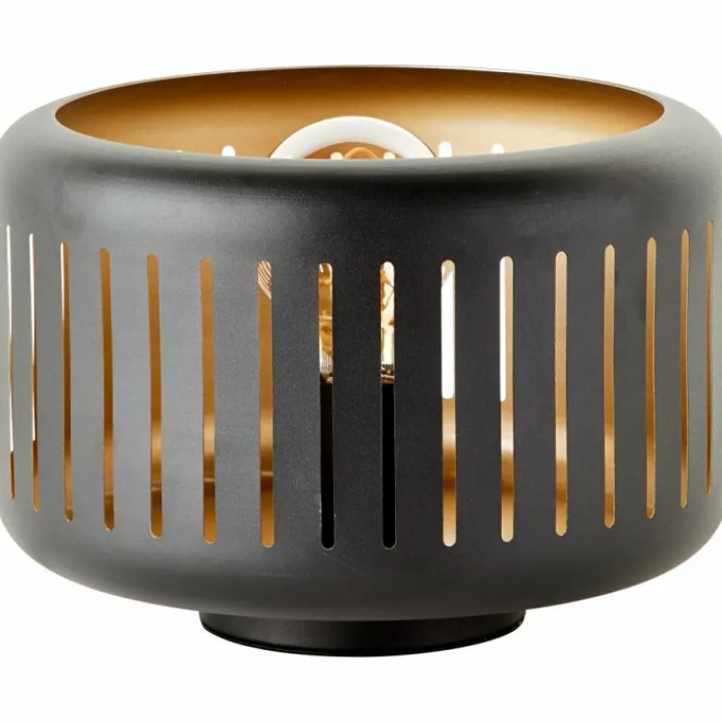 Lampes Dorées-Luminaires Brilliant Lampe de table Brilliant Tyas Noir, 1 lumière