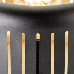 Lampes Dorées-Luminaires Brilliant Lampe de table Brilliant Tyas Noir, 1 lumière