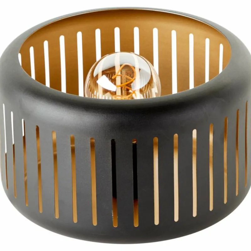 Lampes Dorées-Luminaires Brilliant Lampe de table Brilliant Tyas Noir, 1 lumière