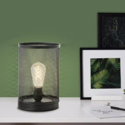 Luminaires Scandinaves-Luminaires Brilliant Lampe de table Brilliant Maze Noir, 1 lumière