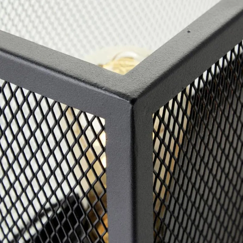 Luminaires Scandinaves-Luminaires Brilliant Lampe de table Brilliant Maze Noir, 2 lumières