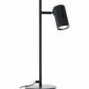 Luminaires Brilliant Lampe de table Brilliant Marty LED Noir, 1 lumière* Éclairage Led